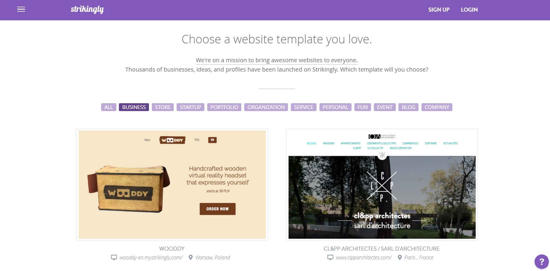 Strikingly Templates Strikingly Templates